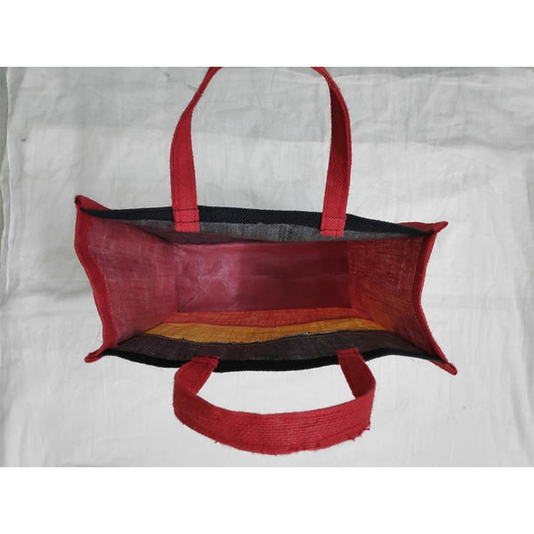 Jute Multicoloured Big Shopper Bag from Agiripalli, Andhra Pradesh
