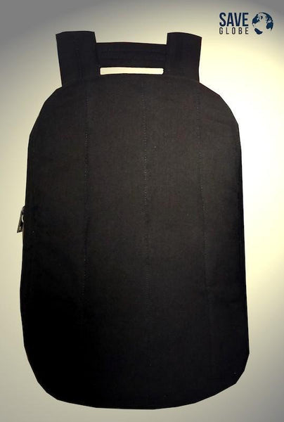 Black Canvas Laptop Bag