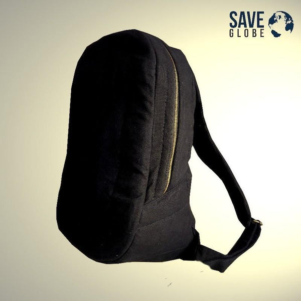 Black Canvas Laptop Bag