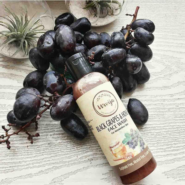 Natural Black Grape and Honey Face Wash, 100ml