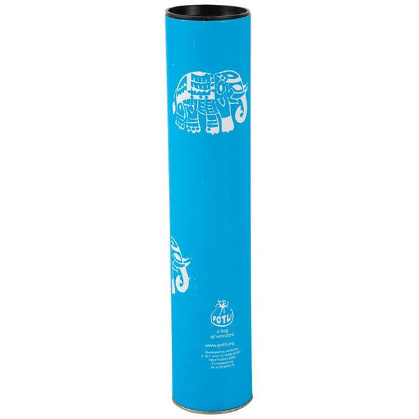 Block Print Your Own Dupatta Kit - Blue Elephant