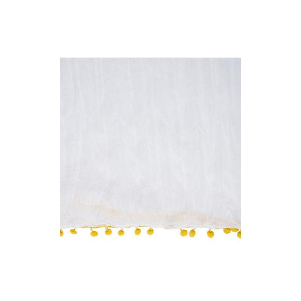 Block Print Your Own Dupatta Kit - Yellow Rangoli