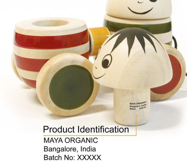Bobbler Twins Hand-Crafted Wooden Pull Toy