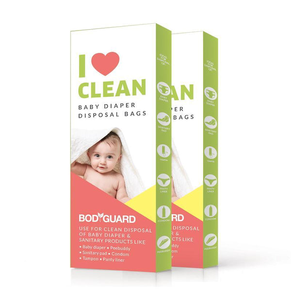 BodyGuard Biodegradable Baby Diaper & Sanitary Pad Disposal Bags