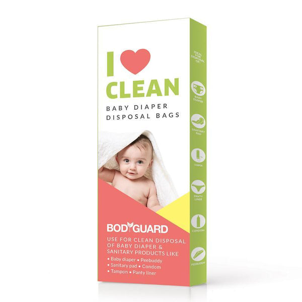 BodyGuard Biodegradable Baby Diaper & Sanitary Pad Disposal Bags