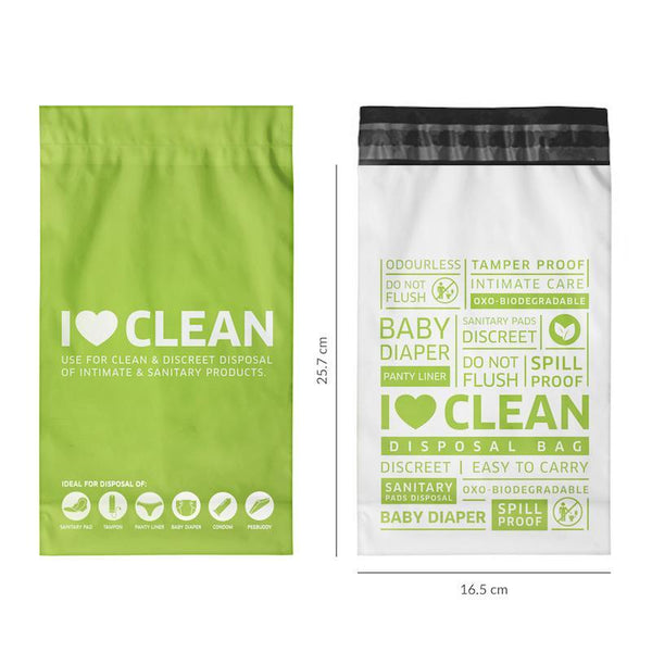BodyGuard Biodegradable Baby Diaper & Sanitary Pad Disposal Bags