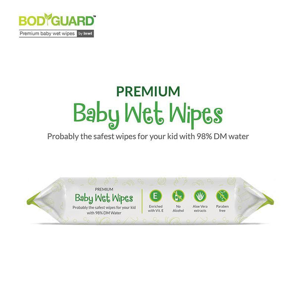 Premium Paraben-Free Wet Wipes with Aloe Vera for Babies - 72 Wipes