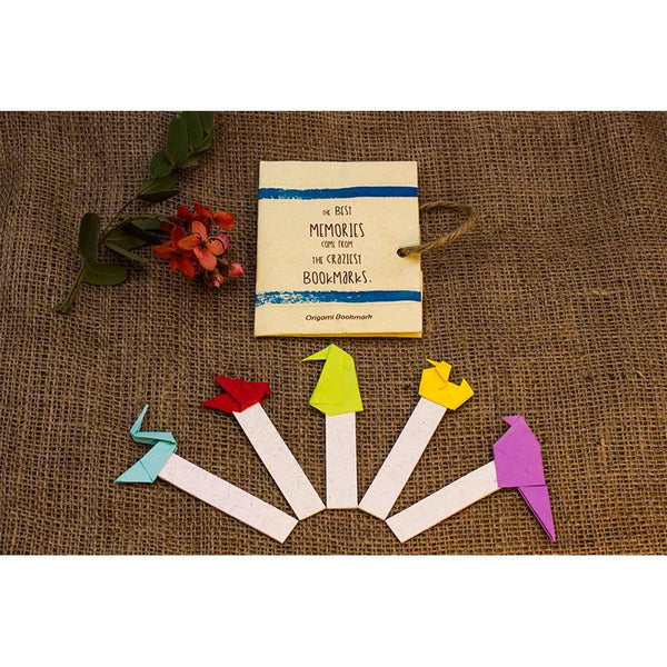 Bookmarks Handmade by Local Artisans (Origami) - Pack of 5