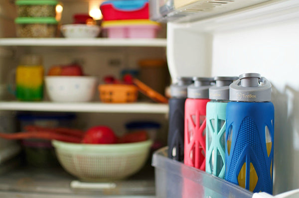 Borosilicate Glass Water Bottle (750 ml) with Protective Silicone Sleeve & Leak-Proof Flip Cap