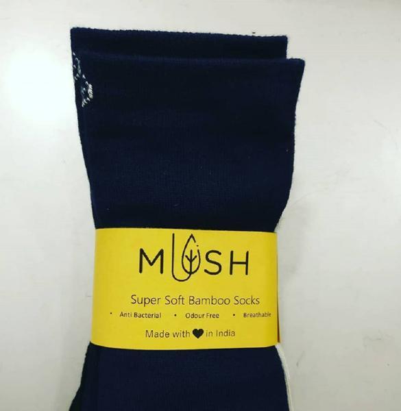 Breathable, Anti-Odour and Anti-Microbial Bamboo Formal Socks - Pack of 3 Pairs - Black
