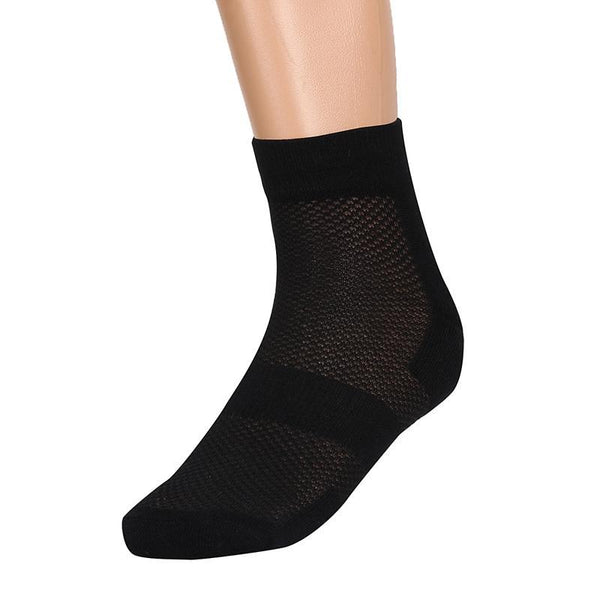 Breathable and Anti-Odour Bamboo Performance Sports Socks with Cushion Comfort, Pack of 4 Pairs - Assorted Colours
