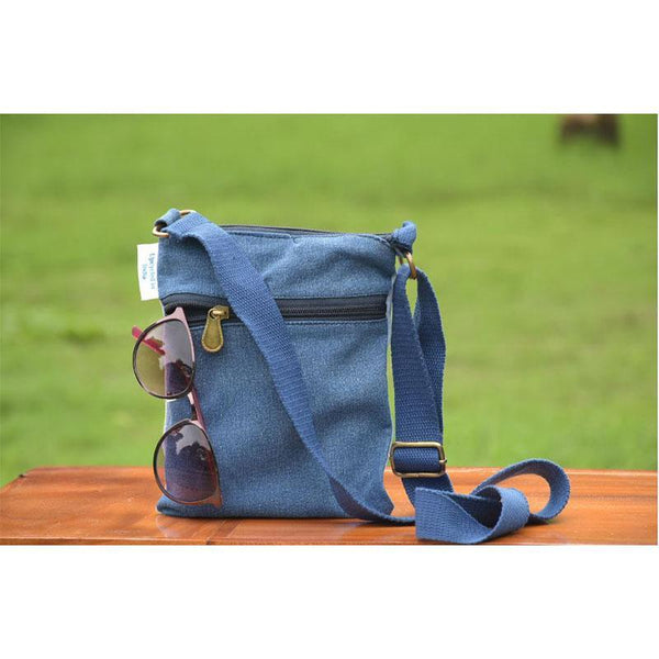Brisk Bag made with Upcycled jeans