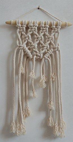 Gemini Macrame Wall Hanging Handmade by Women Artisans (Set of 2)