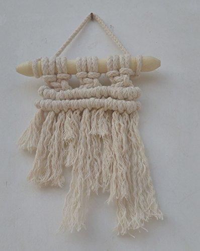Gemini Macrame Wall Hanging Handmade by Women Artisans (Set of 2)