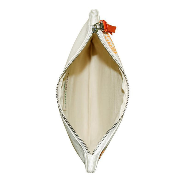 Upcycled Tricolour Pouch