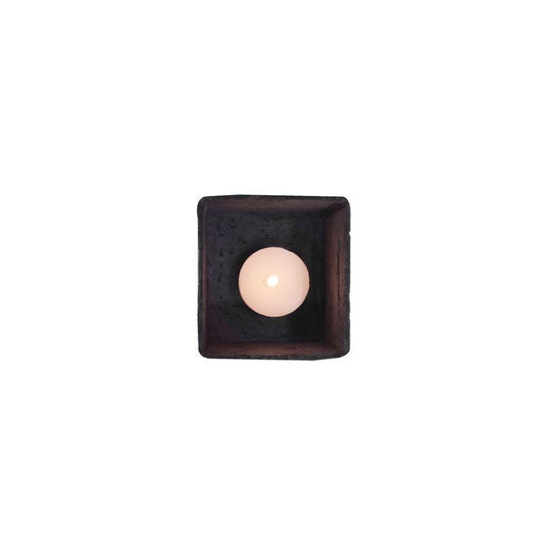 Handmade Cotton Mache Tea Light/ Candle Holder