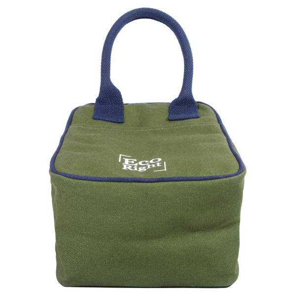 Reusable Eco-friendly Canvas Lunch Tote Bag- Army