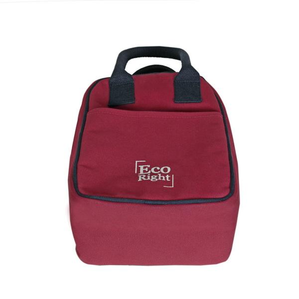 Reusable Eco-friendly Canvas Lunch Tote Bag - Maroon
