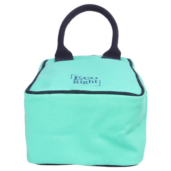 Reusable Eco-friendly Canvas Lunch Tote Bag - Aqua
