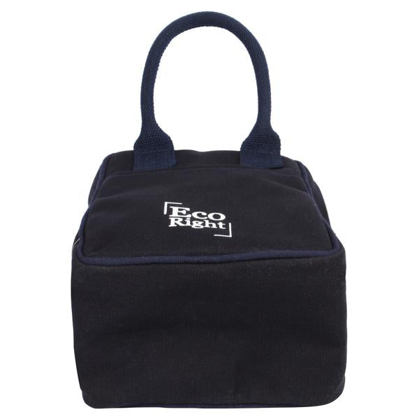 Reusable Eco-friendly Canvas Lunch Tote Bag - Navy