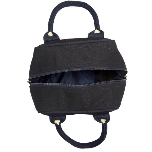 Reusable Eco-friendly Canvas Lunch Tote Bag - Navy