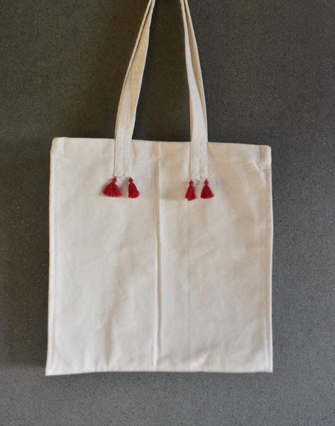 Tailored Cotton/ Canvas Tote Bag Made By Himalayan Women Artisans