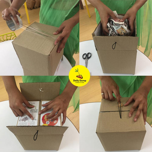 Care Box for segregating used bulbs