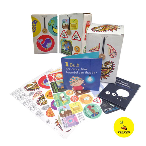 Care Box for segregating used bulbs