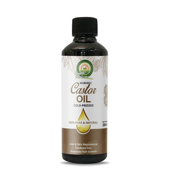Cold Pressed Castor Oil, 200ml