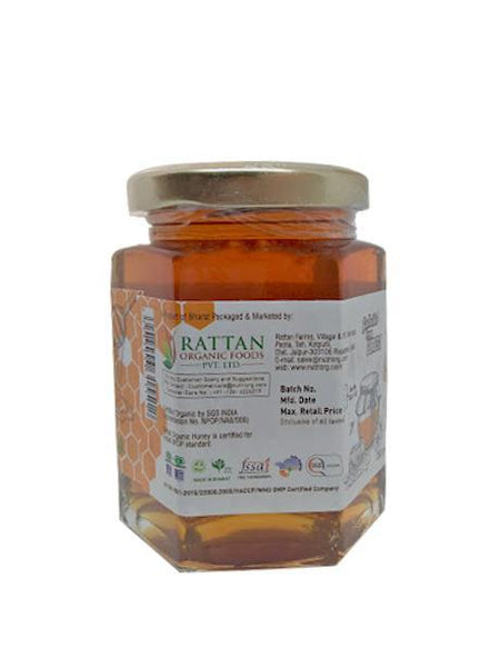 Certified organic High Altitude Honey 250gm.