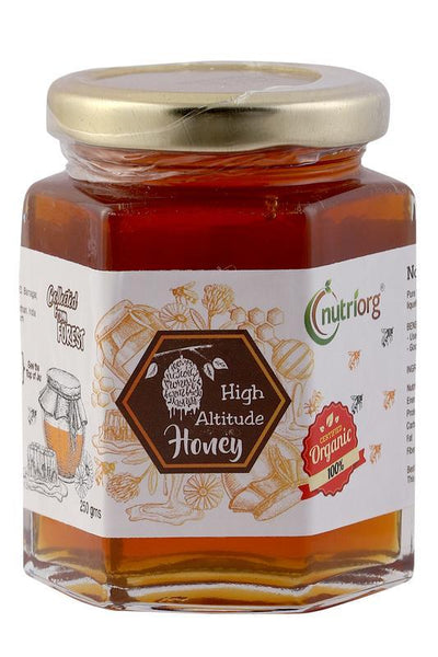 Certified organic High Altitude Honey 250gm.