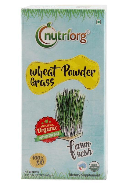 Certified organic Wheatgrass powder 100gm.