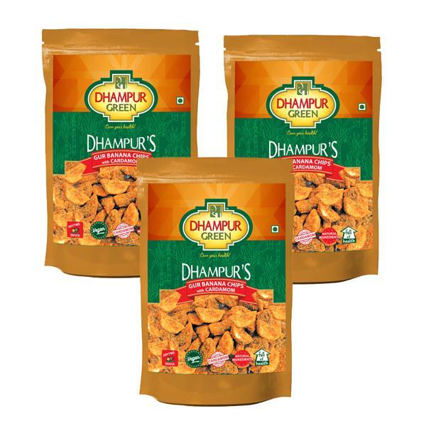 Chemical Free Jaggery Banana Chips ( Pack of 3 ), 150 gm