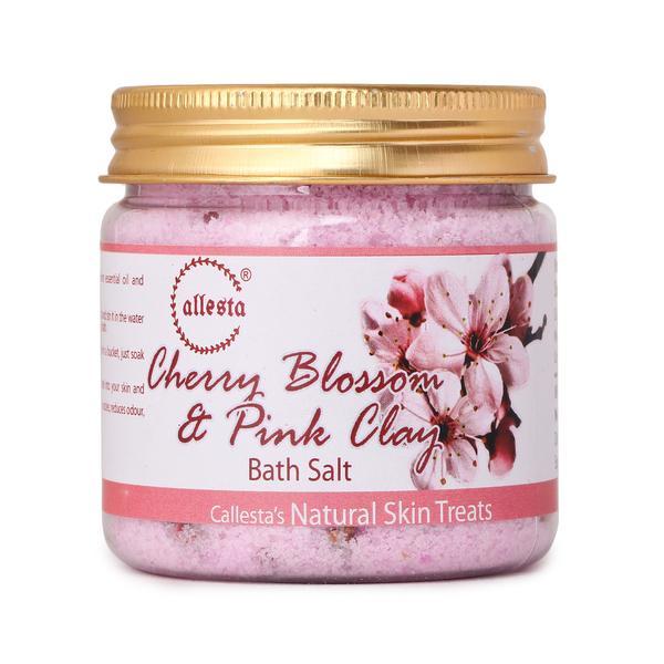 Cherry Blossom and Pink Clay Bath Salts, 150g