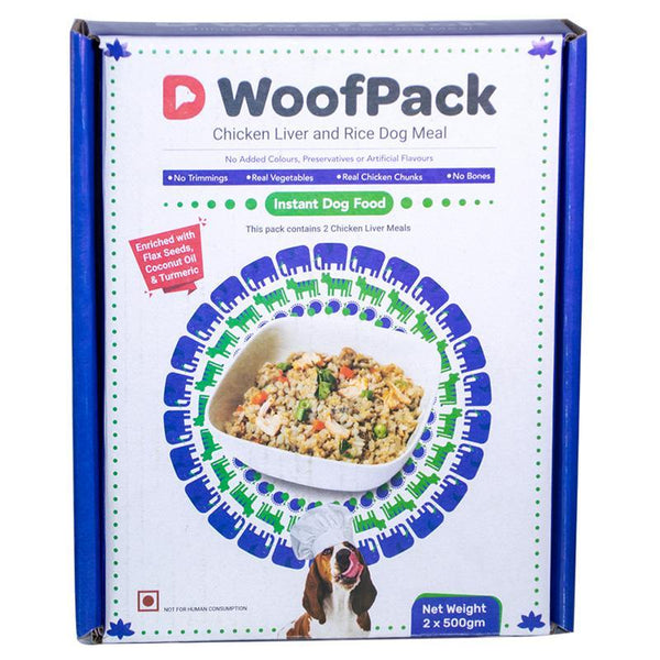 Home-Cooked Chicken Liver and Rice Dog Food, 1kg