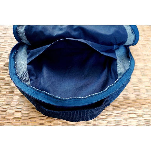 Classic Backpack made with Upcycled Jeans