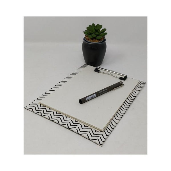 Clipboard with 5 Handmade Paper Writing Sheets