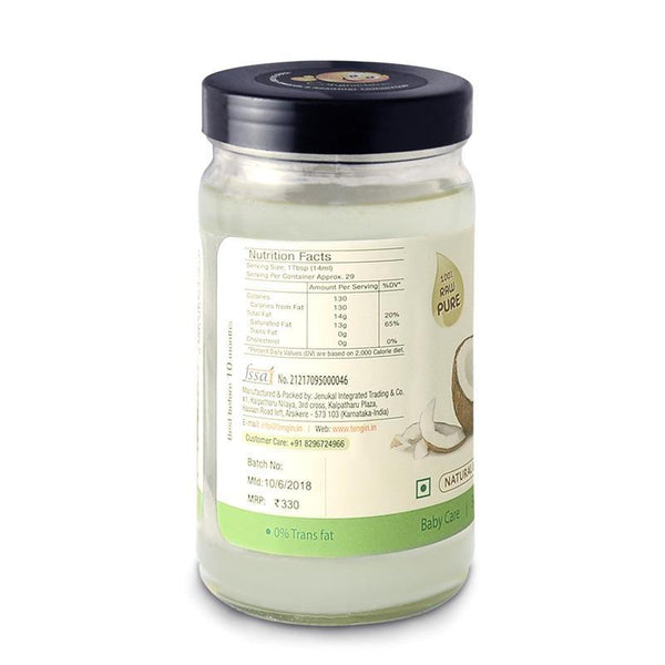 Cold-Pressed Virgin Coconut Oil, 400ml