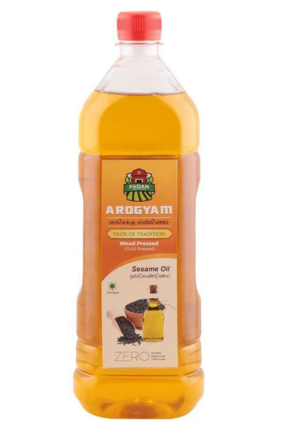 Cold-Pressed Natural Sesame Oil, 1000ml
