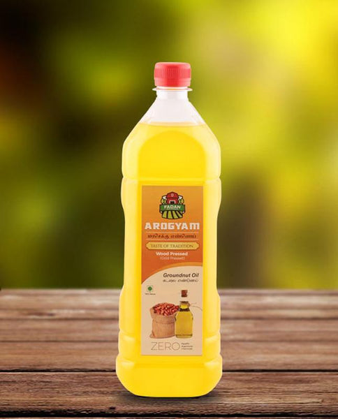 Cold-Pressed Natural Groundnut Oil, 1000ml