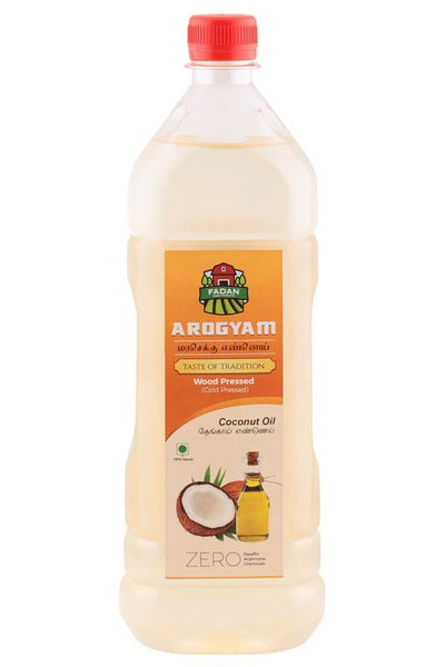 Cold-Pressed Natural Coconut Oil, 1000ml