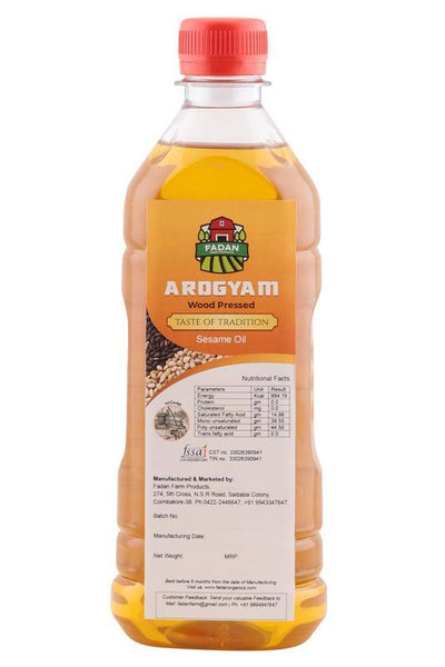 Cold-Pressed Natural Sesame Oil,  500ml