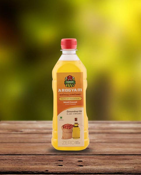 Cold-Pressed Natural Groundnut Oil, 500ml