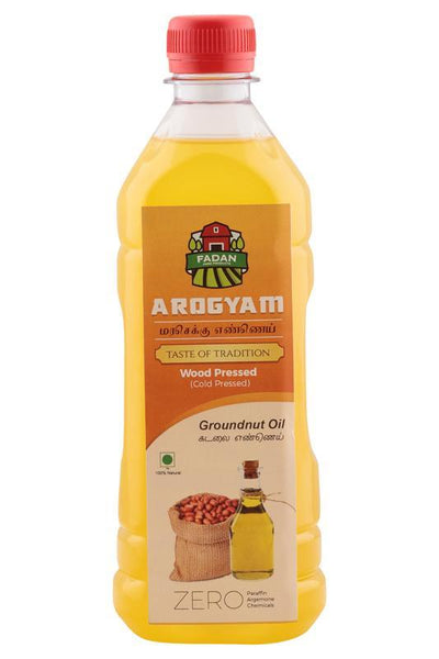 Cold-Pressed Natural Groundnut Oil, 500ml