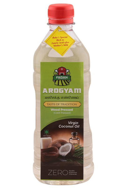 Cold-Pressed Natural Virgin Coconut Oil, 500ml