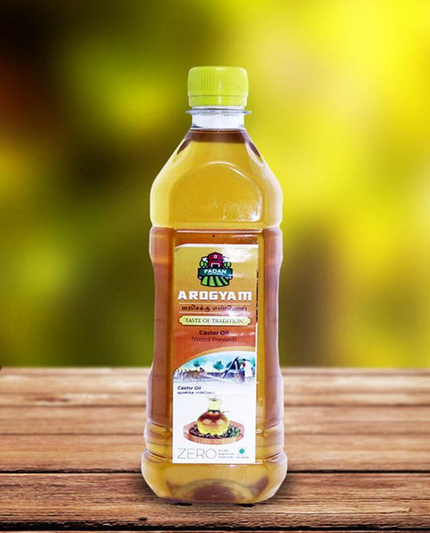 Cold-Pressed, Natural Castor Oil for Stomach Cleaning & Body, 500ml