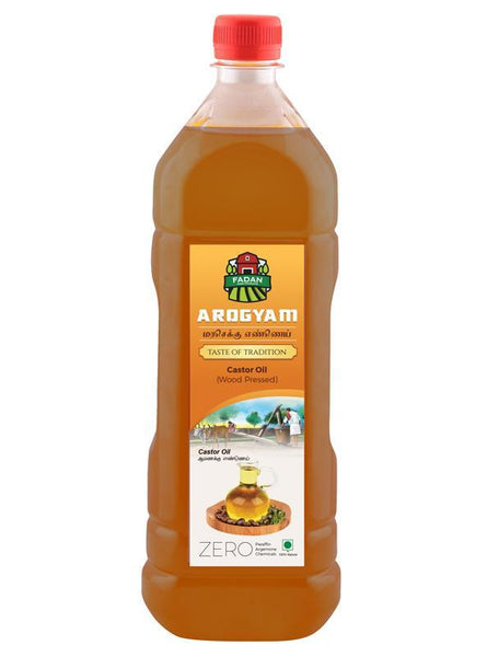 Cold-Pressed, Natural Castor Oil for Stomach Cleaning & Body, 500ml