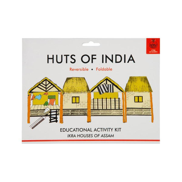 Origami Colouring Kit - Huts of India (Assam)