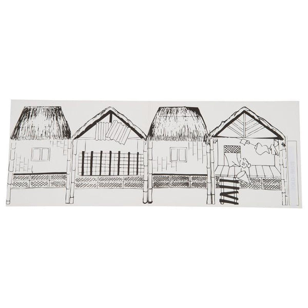 Origami Colouring Kit - Huts of India (Assam)