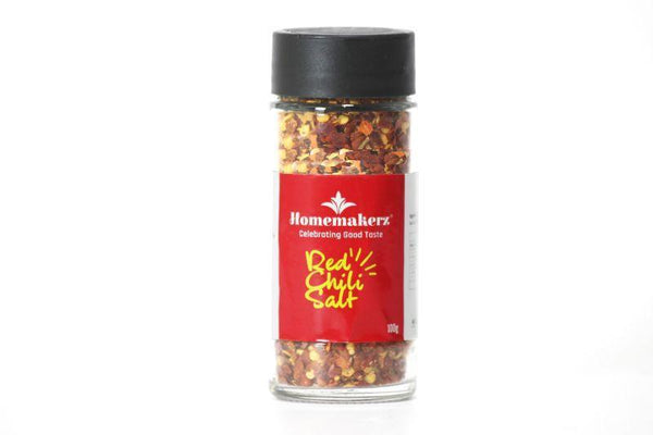 Combo Pack of Natural, Preservative-Free Salts - Red Chili Salt and Curry Salt, 200g